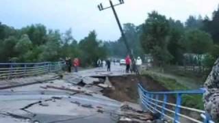 Powódź na Podkarpaciu Zalana Zawada [upl. by Sherrard]