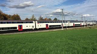 Züge Rotkreuz Trains Rotkreuz IC 2000 Wagen in neuem Erscheinungsbild Modernisierung IC2000 [upl. by Orlina296]