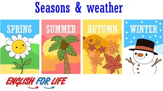 Les saisons en Anglais ✪ Seasons and weather vocabulary [upl. by Krell]