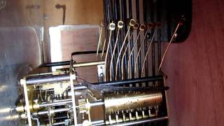 Custom cheap 31 days grandfather clock convert with Hermle triple chime movement inside [upl. by Oloap]