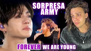 ARMY SORPRENDE A BTS EN VIVO  Sorpresa Young Forever  Fede Sicaro [upl. by Piderit]