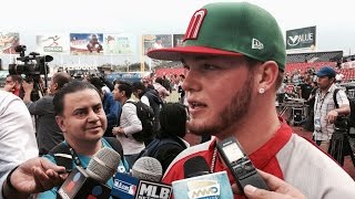 Alex Verdugo se siente listo para Grandes Ligas habla de sus raíces mexicanas [upl. by Gabbey]