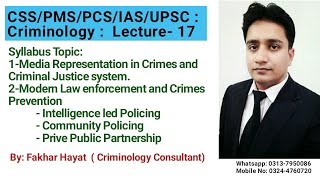 CSS Criminology Lecture 17 [upl. by Prisca]