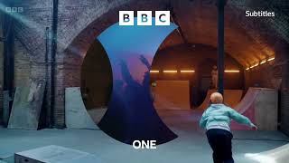 BBC Rebrand  First new BBC One ident  Skaters 1st April 2022 [upl. by Itsrik]