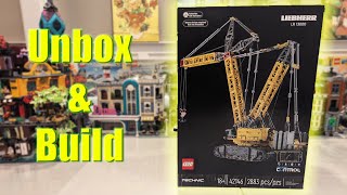 LEGO 42146 Liebherr Crawler Crane LR 13000  Unbox amp Build [upl. by Anialahs]