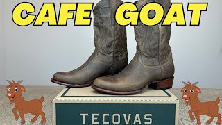 Tecovas The Cartwright quotCafe Goatquot Cowboy Boot Review [upl. by Hannover794]