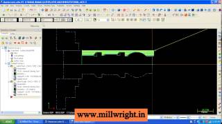 Mastercam x5 Lathe tutorial [upl. by Anel348]