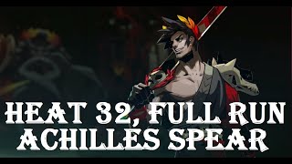 Hades Heat 32 Full Run Achilles Spear [upl. by Liddie125]