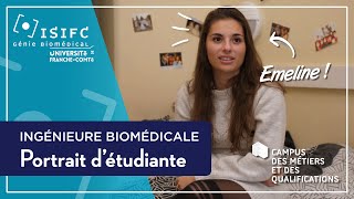 Portrait d’ingénieure biomédicale ISIFC  Emeline [upl. by Stephie386]