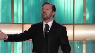 Ricky Gervais Golden Globes Awards [upl. by Talich337]