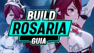 La GUIA DEFINITIVA de ROSARIA  Build Rosaria SUPPORT  Sub DPS  Genshin Impact [upl. by Arreit]