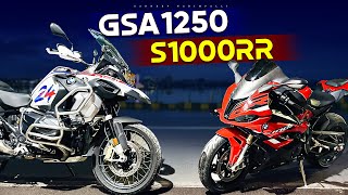 Short Ride On BMW S1000rr  Bmw GSA1250  Sandeep Nadimpalli  Telugu [upl. by Hibbert]