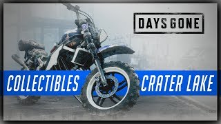 Days Gone CRATER LAKE Collectibles Guide  Characters Nero Intel Tourism Speeches Upgrades [upl. by Lolanthe]