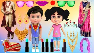 vir the robot boy ki saddi emli ke sath Funny Makeup video 😜🤣 [upl. by Tiffy]