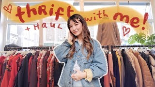 come thrifting with me in london  try on haul [upl. by Isador]