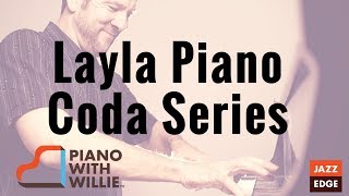 Layla Piano Coda Series  Part 1  Piano Tutorial by JAZZEDGE [upl. by Suiradel]