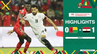 Guinea bissau 🆚 Egypt Highlights  TotalEnergiesAFCON2021  Group D [upl. by Judith]