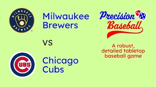 2023 Replay Brewers  Cubs Innings 59 Precision Baseball [upl. by Gavette615]