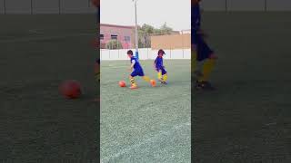 U8 practice drilling kidsfootballskills soccerdrills soccerdrillsforkids kidsfootballskills [upl. by Llemar679]