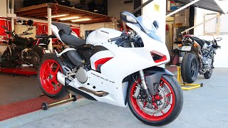 First Service for our 2021 Ducati Panigale V2 [upl. by Parker66]