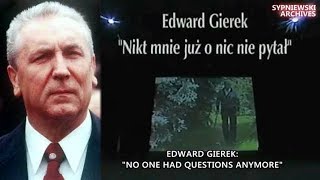 Edward Gierek „Nikt mnie już o nic nie pytał” – cały film [upl. by Garihc]