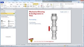 Mechanical Drawing amp Configuration in Visio [upl. by Jun]