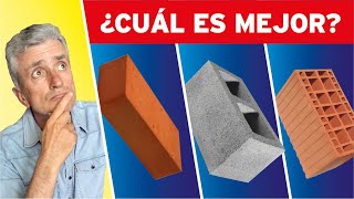 👷 3 Tipos de LADRILLO 👌Cuál es Mejor para la Construcción de Casas [upl. by Irtimed]