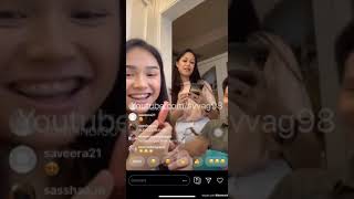 Alea Malika amp Athena Thalia Live Instagram 29102019 [upl. by Enillebyam]