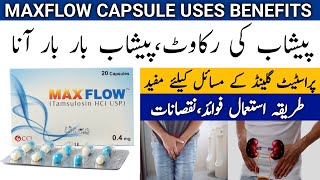 Maxflow Capsule Uses In Urdu  Maxflow Tablet Uses In Urdu [upl. by Reynold469]