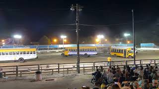 School Bus Demolition Derby 2023 Three County Fair 9223 [upl. by Venita]