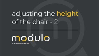 Modulo Riser Recliner Chairs How to Adjust the Height  Part 2 [upl. by Nnylylloh874]