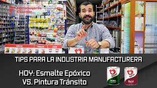 Importante Diferencia entre Pintura Epóxica vs Tránsito [upl. by Fenwick330]