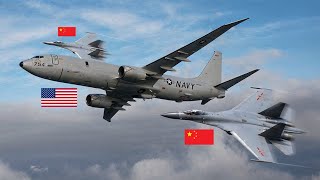 US Navy Patrol INTERCEPTS Chinese SPY JETS Over South China Sea Then THIS Happened… [upl. by Greenquist]