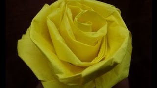 How to make rose with tissue paper quick and easy Detailed tutorial link in the description box 👇 [upl. by Daniele]