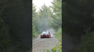 shorts ara SS6 OjibweRally 2024 subarurally rallyracing motorsport ararally [upl. by Nagaem]