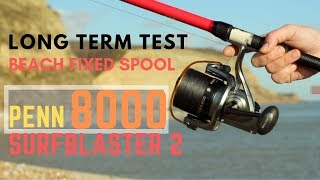 Sea fishing Tackle review  Penn Surfblaster 2 Beach reel [upl. by Amihc]