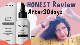 Protouch biotin and Collagen Hair growth drops  my review is it really help in hair growth [upl. by Alamap]