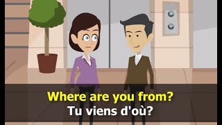 apprendre langlais conversation  leçon 1 [upl. by Hplar]