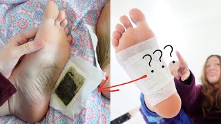 I TESTED DETOX FOOT PADS FOR 5 DAYS again amp heres what happened [upl. by Namyl]