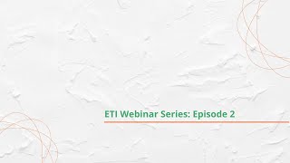 ETI Webinar Episode 2 22  Calculating ETI with examples [upl. by Leblanc]