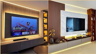 Top 200 Wooden TV Wall Designs for living room 2024 Wooden TV Units TV Panels TV Wall Decoration [upl. by Butler313]