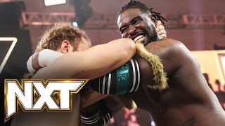 Oba Femi decimates Brooks Jensen WWE NXT highlights March 12 2024 [upl. by Ilajna]