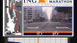 ING New York City Marathon Course Video [upl. by Liv]