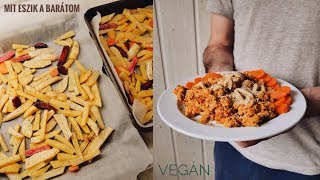 Mit eszik a barátom 1 vegán  Veganuár 14nap [upl. by Ehudd]