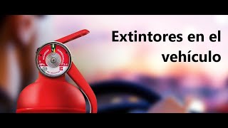 Extintor en el vehículo [upl. by Fanestil37]