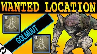 Wanted Golmuut Location  Spider Bounties  Destiny 2 Forsaken  Cargo Bay 3 Lost Sector [upl. by Auria320]