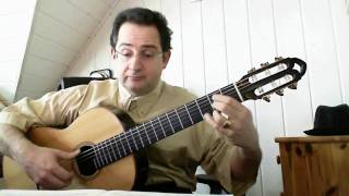 Romanza for solo Guitar by THierry Tisserand [upl. by Eustis465]