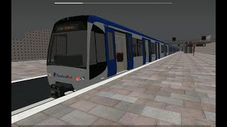 Metro Simulator Beta 39 4 Rush hour Line B 2020 Download Link [upl. by Eelyah]