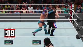 WWE 2K18 Royal Rumble For Baron Corbin WWE Championship [upl. by Yrrad]