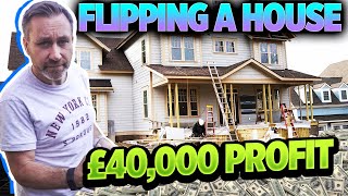 Flipping A House For £40000 Profit  House Renovation  UK Property Investing [upl. by Rudolph]